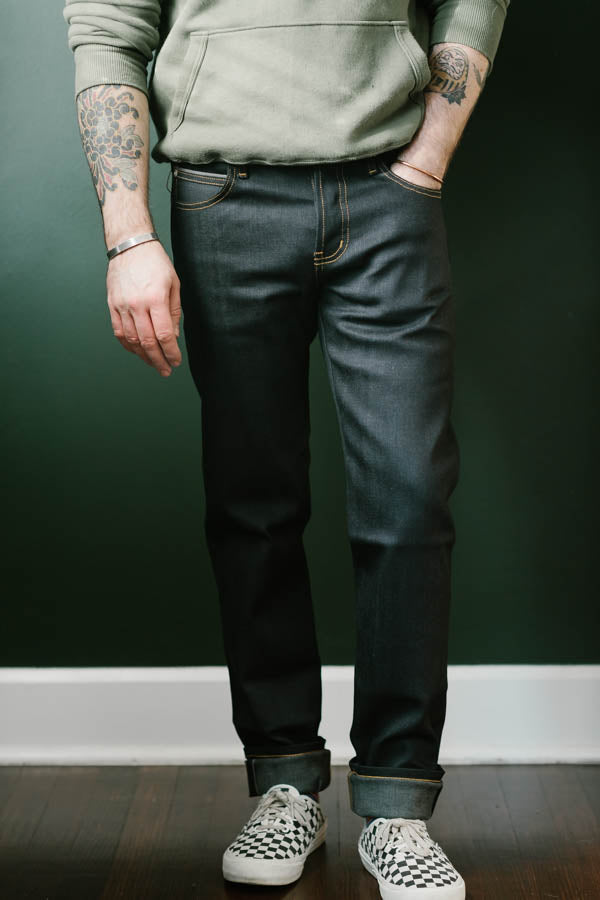 12oz - Deep Indigo Stretch Selvedge - Super Guy