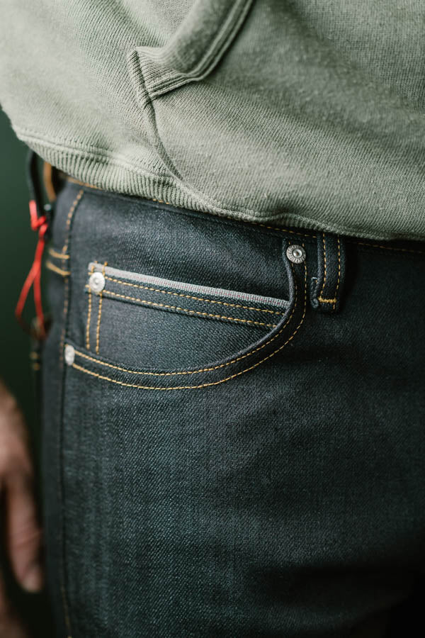 12oz - Deep Indigo Stretch Selvedge - Super Guy