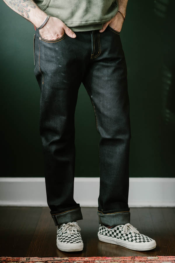 12oz - Deep Indigo Stretch Selvedge - Weird Guy