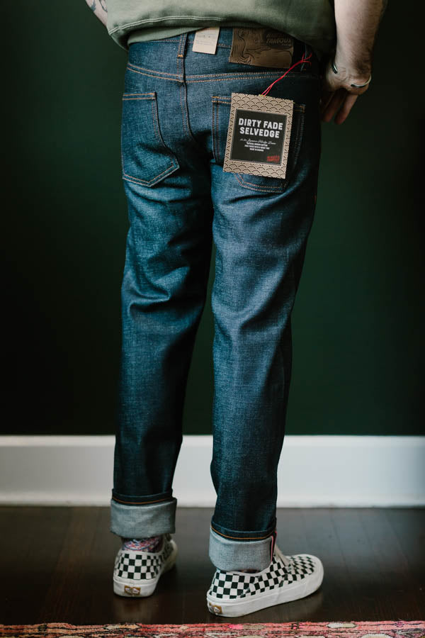 14.5oz - Dirty Fade Indigo Selvedge - Super Guy