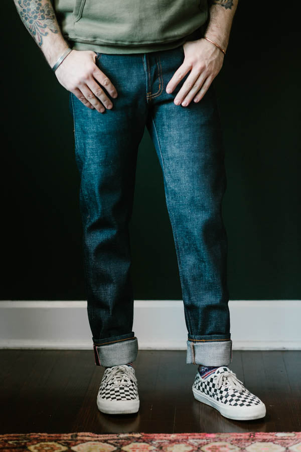 14.5oz - Dirty Fade Indigo Selvedge - Super Guy