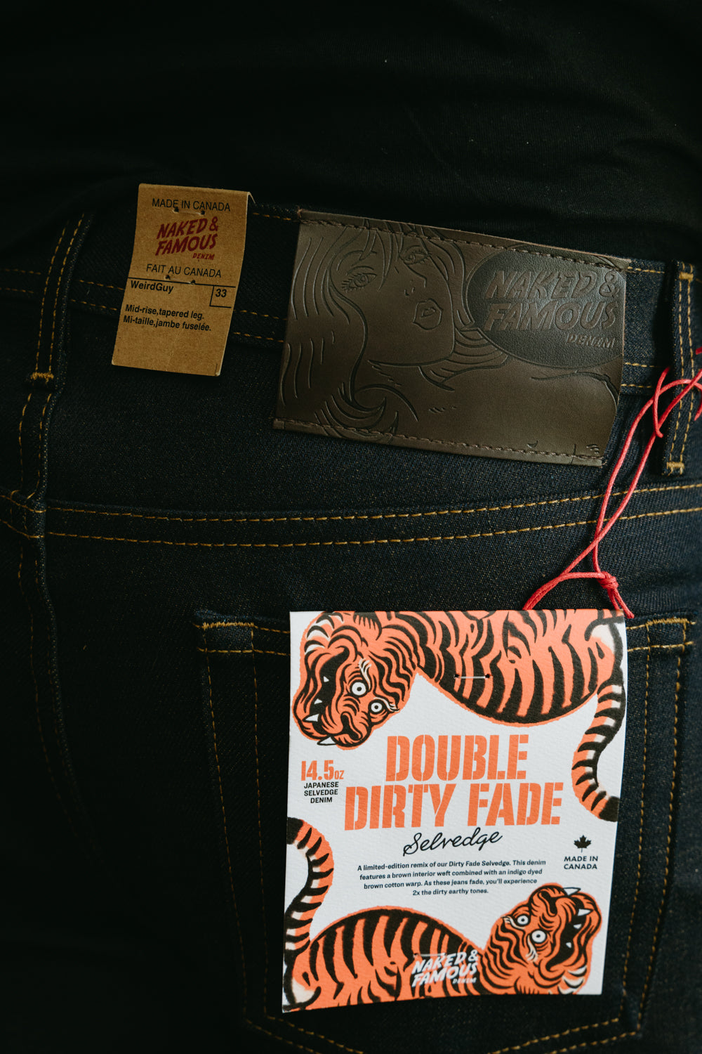 14.5oz - Double Dirty Fade Selvedge - Weird Guy