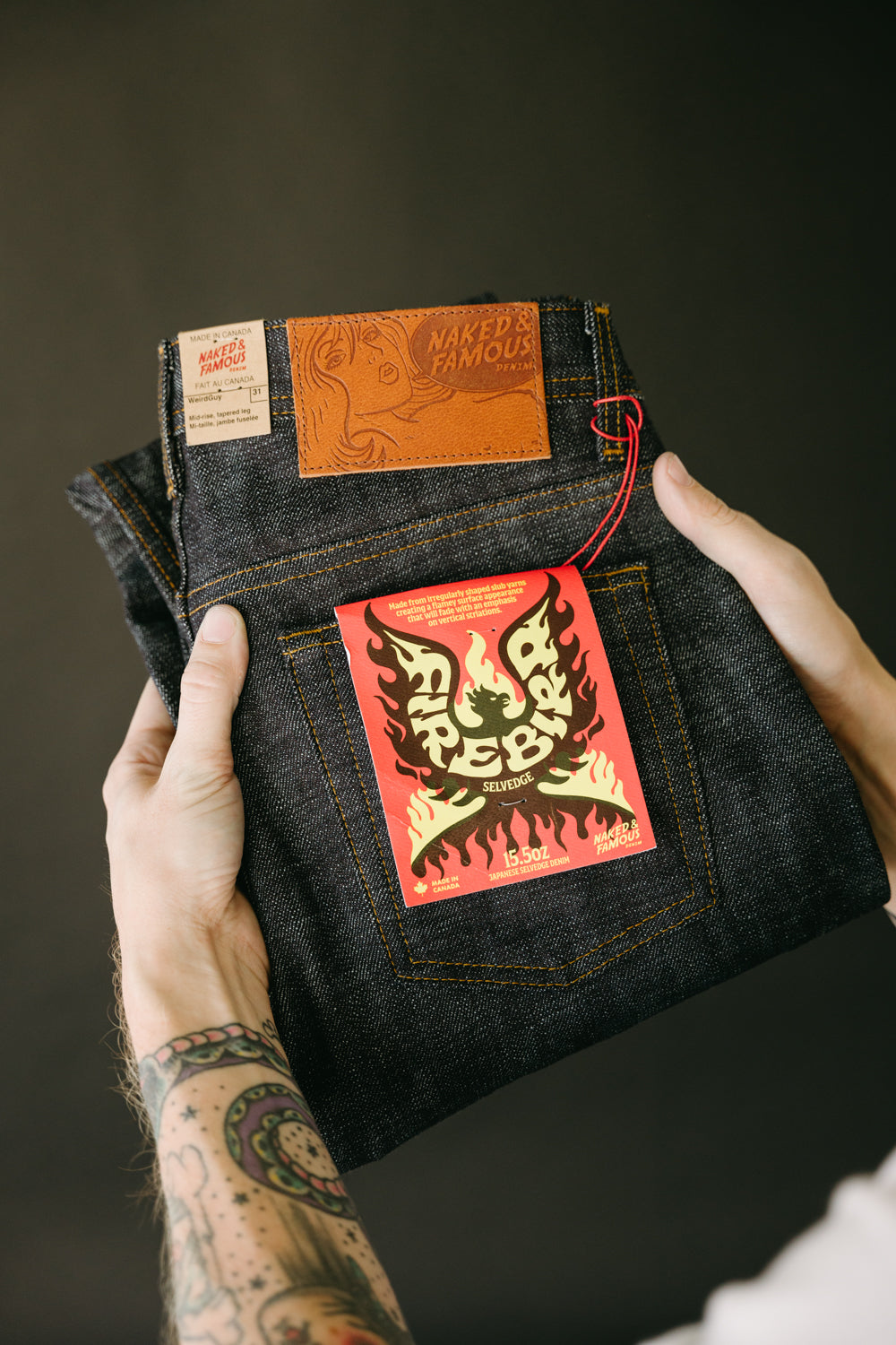 15.5oz - Fire Bird Selvedge - Super Guy