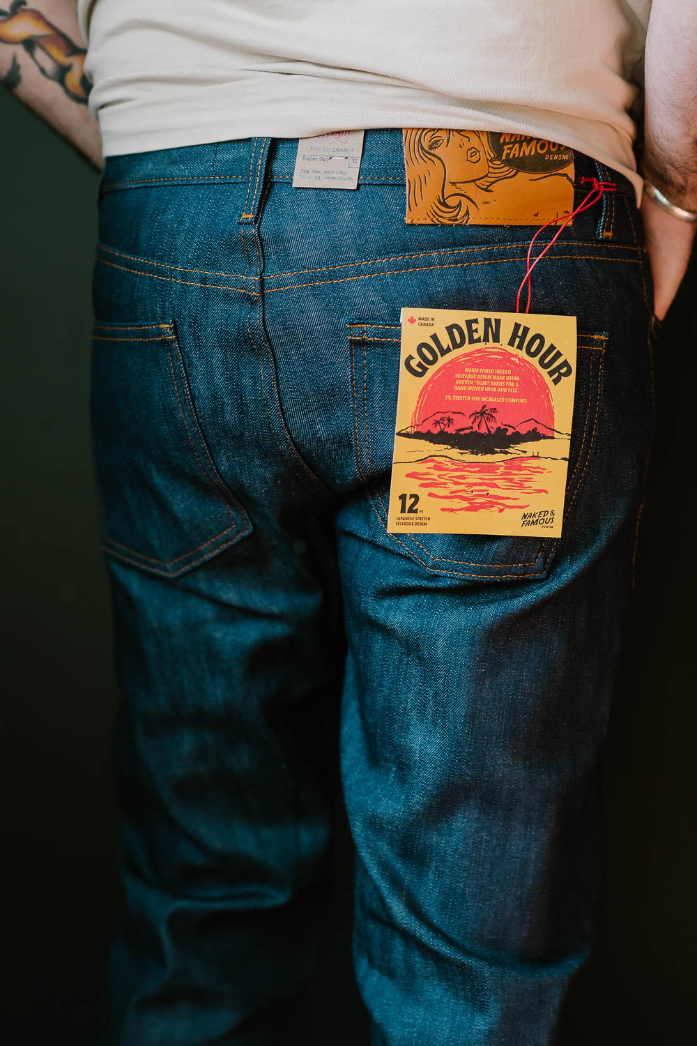 12oz - Golden Hour Stretch Selvedge - Super Guy