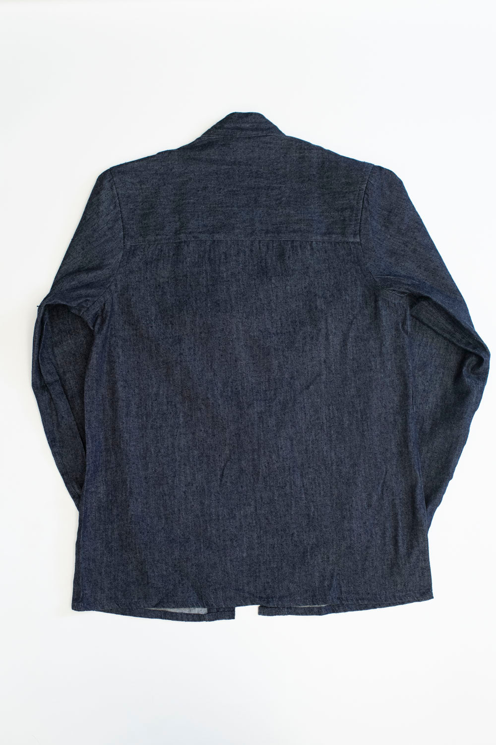 Kimono Shirt - Slub Nep Rinsed Denim