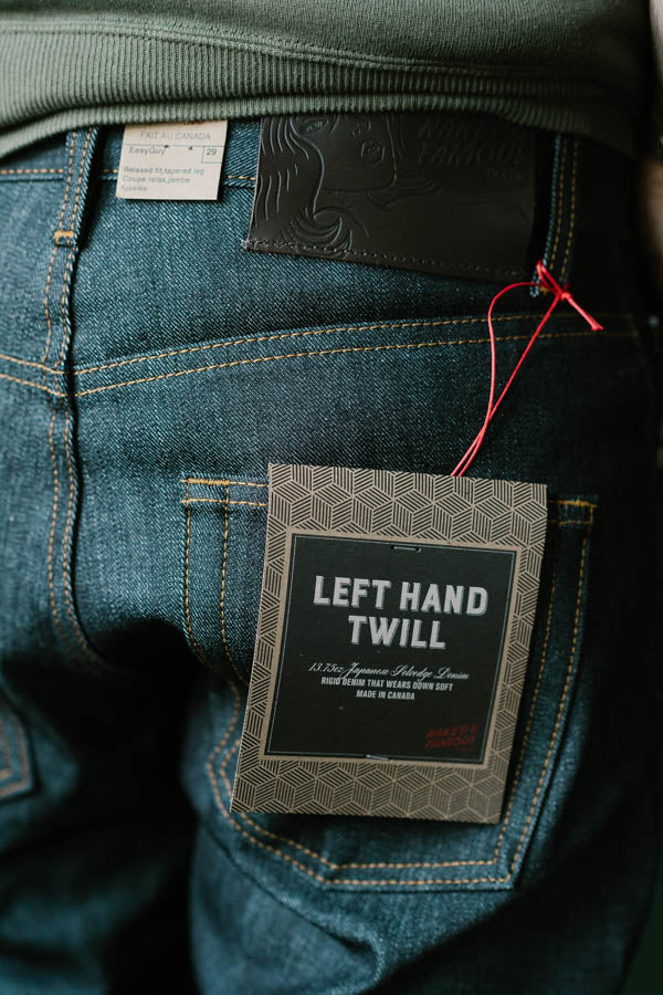 13.75oz Left Hand Twill Selvedge - Easy Guy