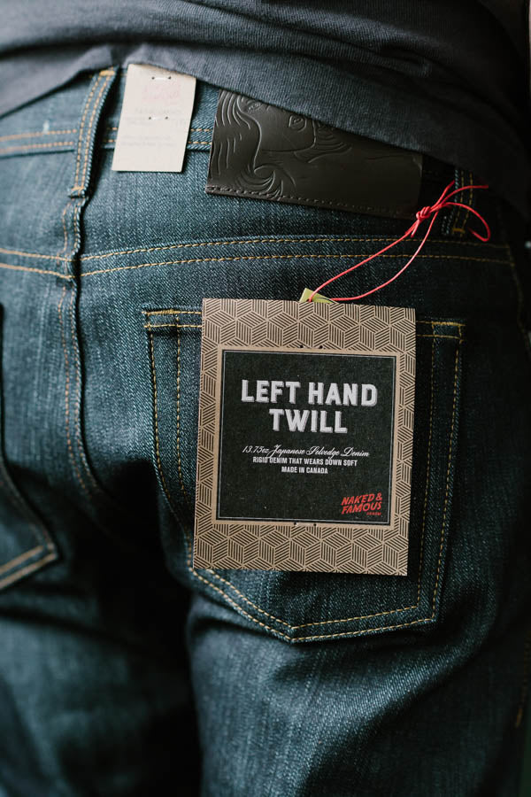 13.75oz Left Hand Twill Selvedge - Weird Guy