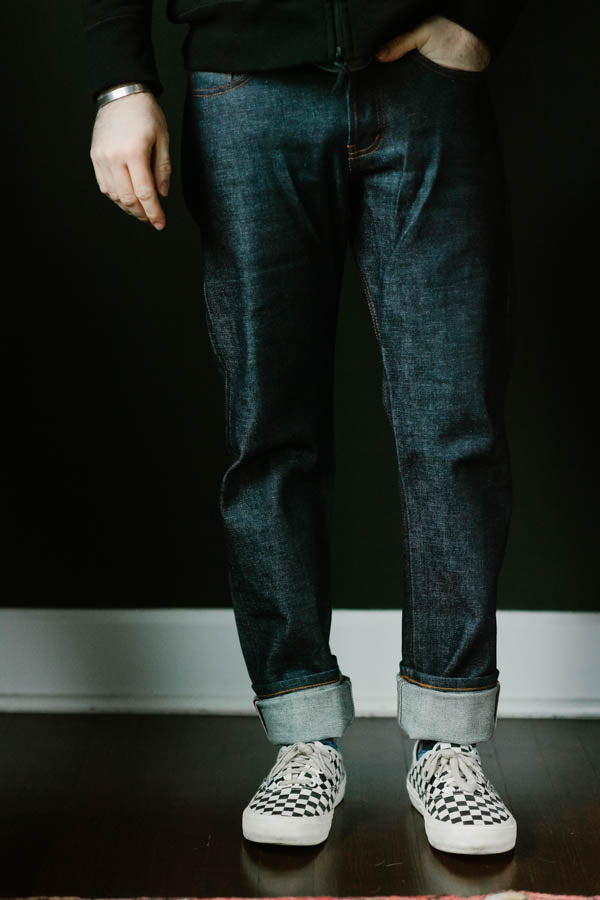 14.5oz - Dirty Fade Indigo Selvedge - Weird Guy