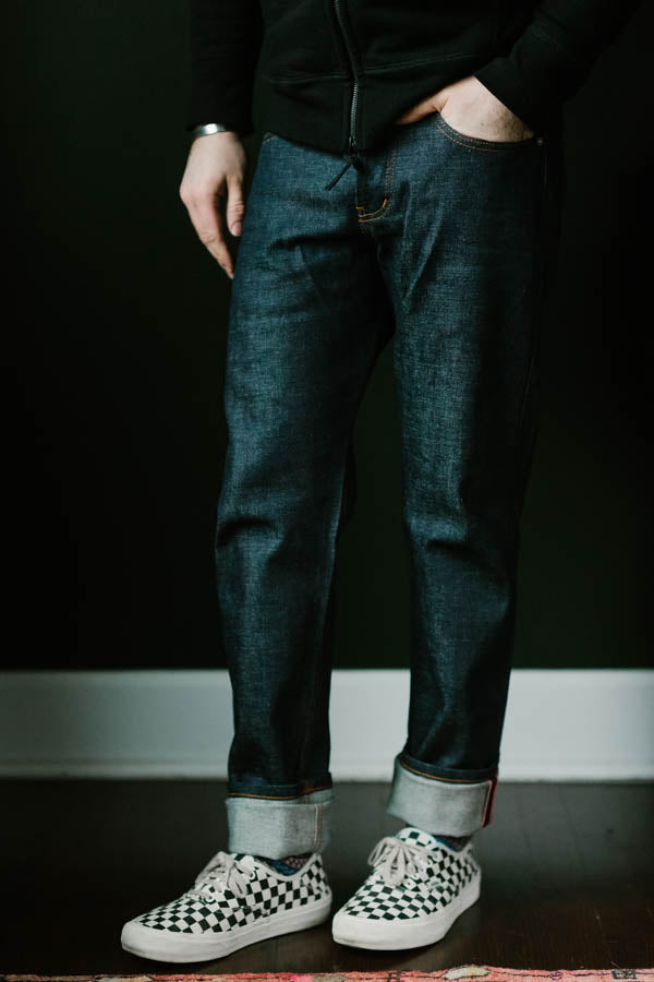 14.5oz - Dirty Fade Indigo Selvedge - Weird Guy