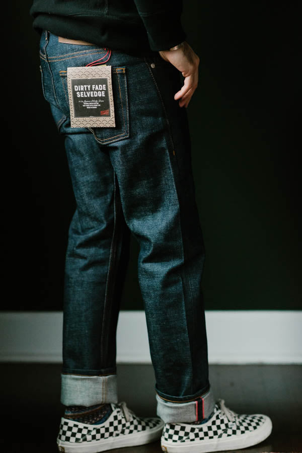 14.5oz - Dirty Fade Indigo Selvedge - Weird Guy