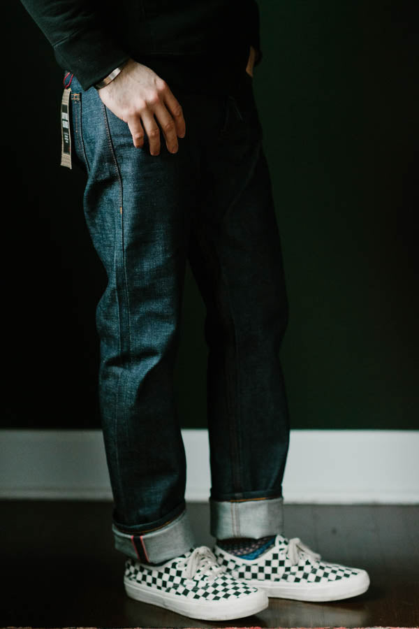 14.5oz - Dirty Fade Indigo Selvedge - Weird Guy