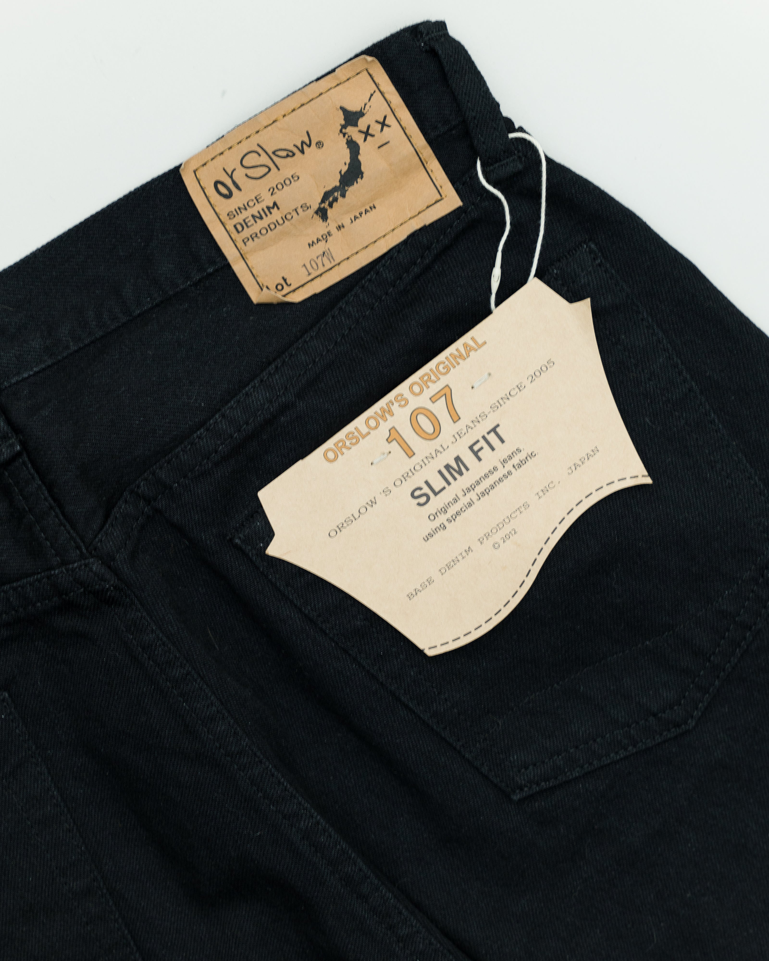 107W - Ivy Fit Denim - Black O/W