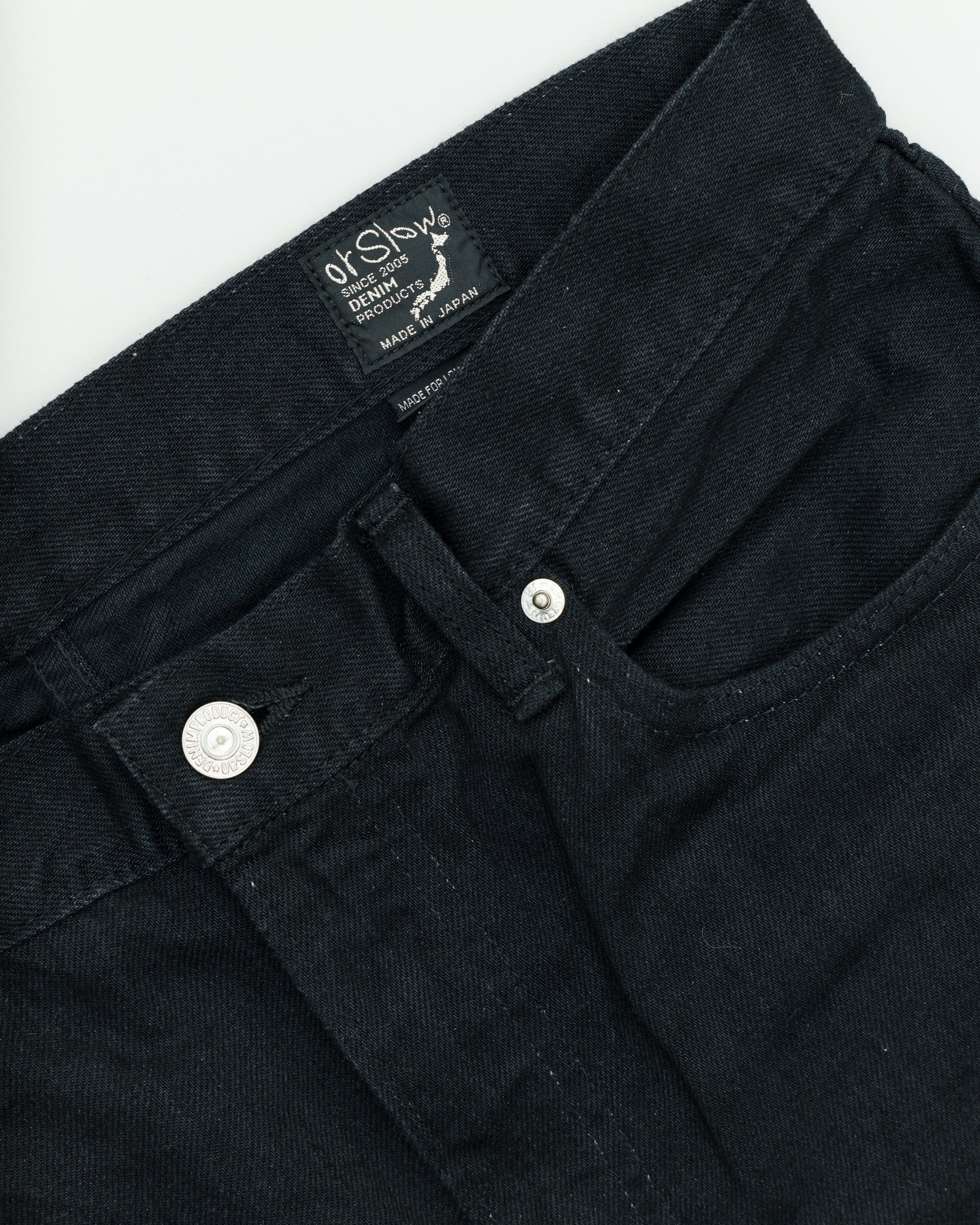 107W - Ivy Fit Denim - Black O/W