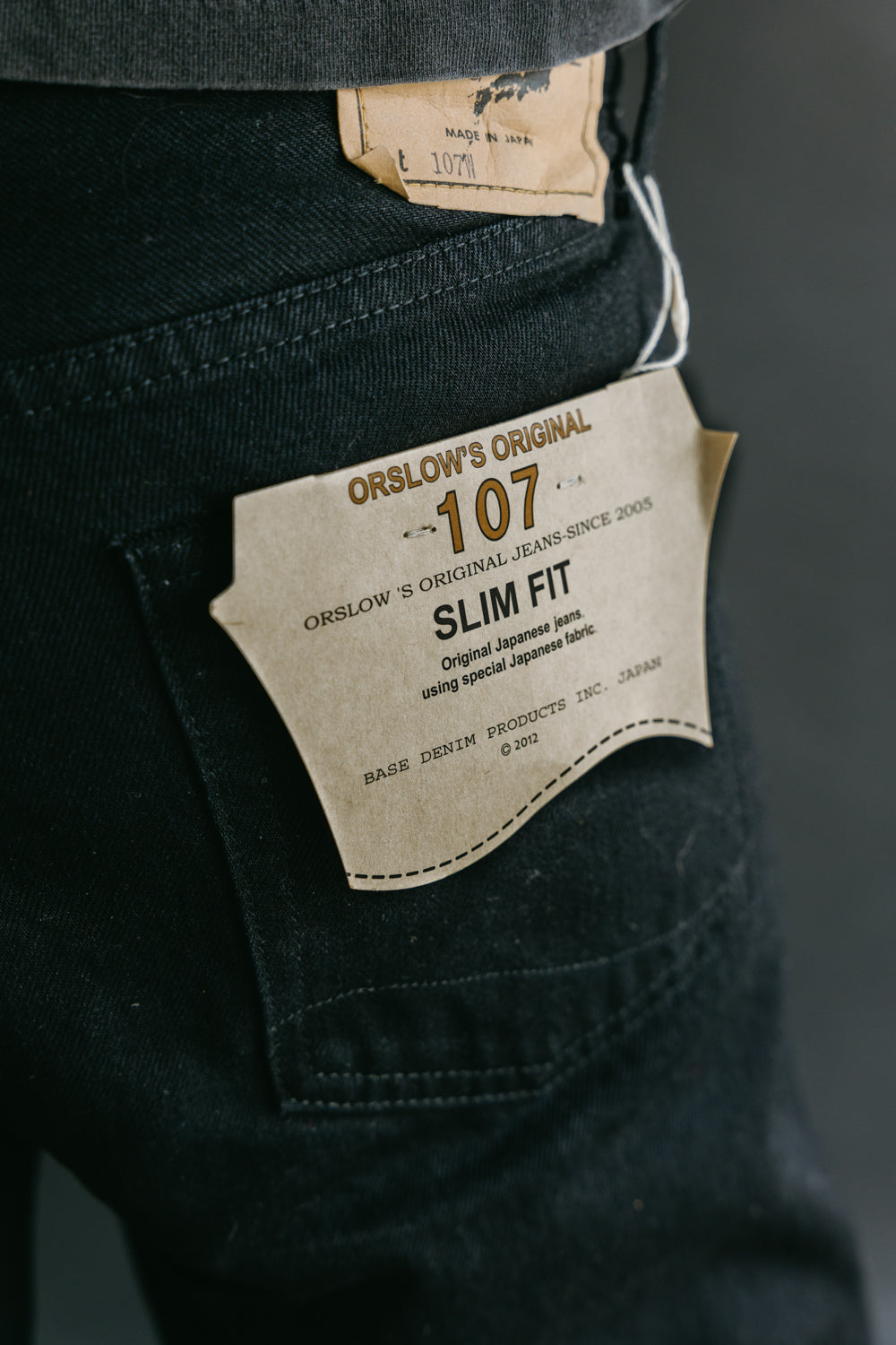 107W - Ivy Fit Denim - Black O/W