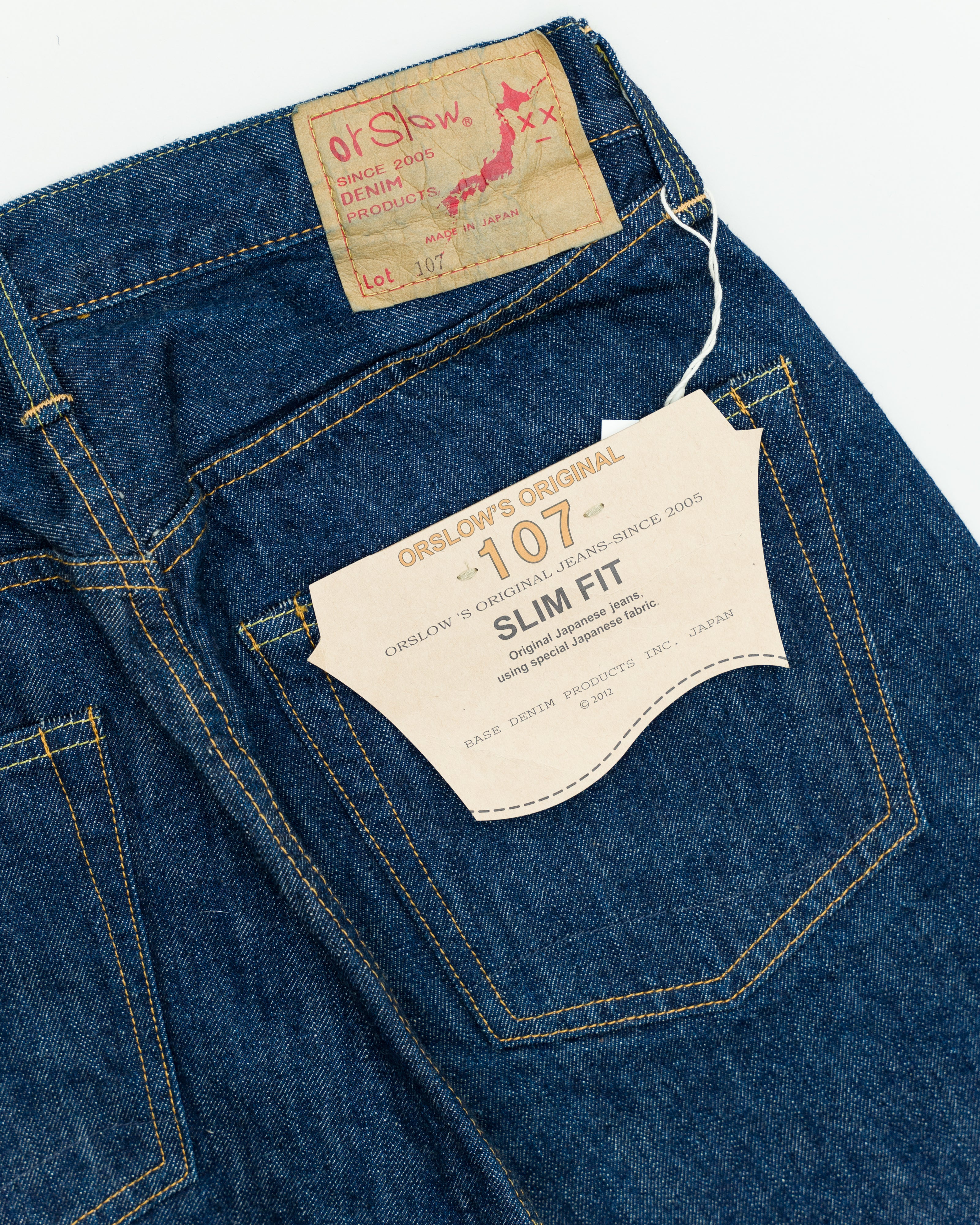 107 - Ivy Fit Selvedge Denim - Indigo O/W