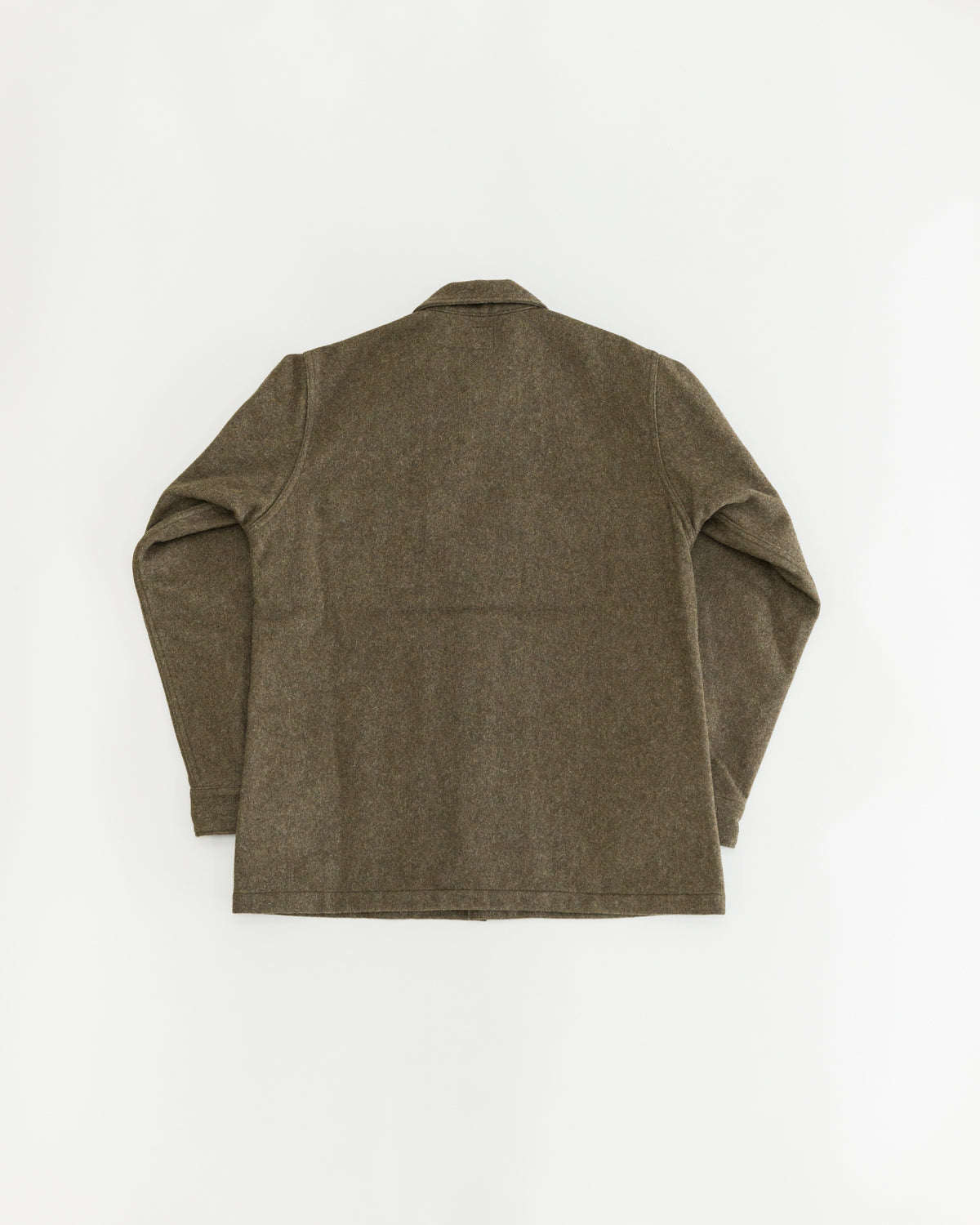 8045-W76 - Fatigue Shirt Melton Wool - Army Green