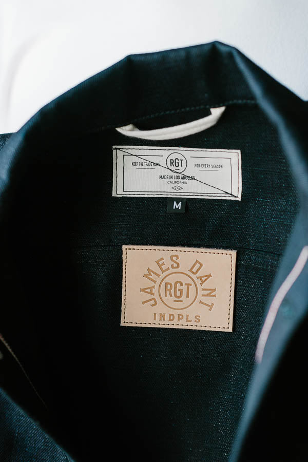 RGT x James Dant - 17oz Cryptic Supply Jacket - Indigo x Black