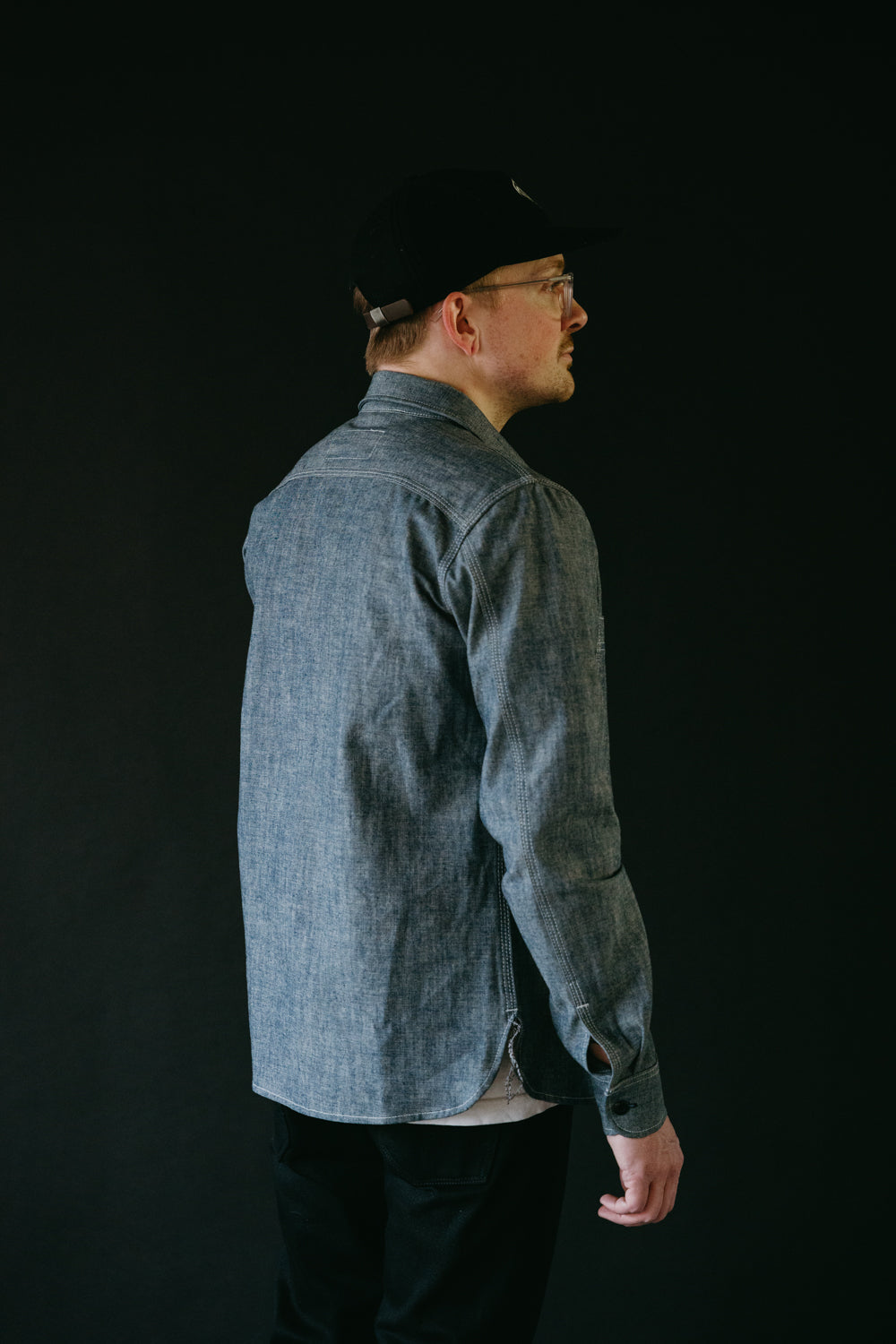 12oz Work Shirt - Light Indigo Canvas