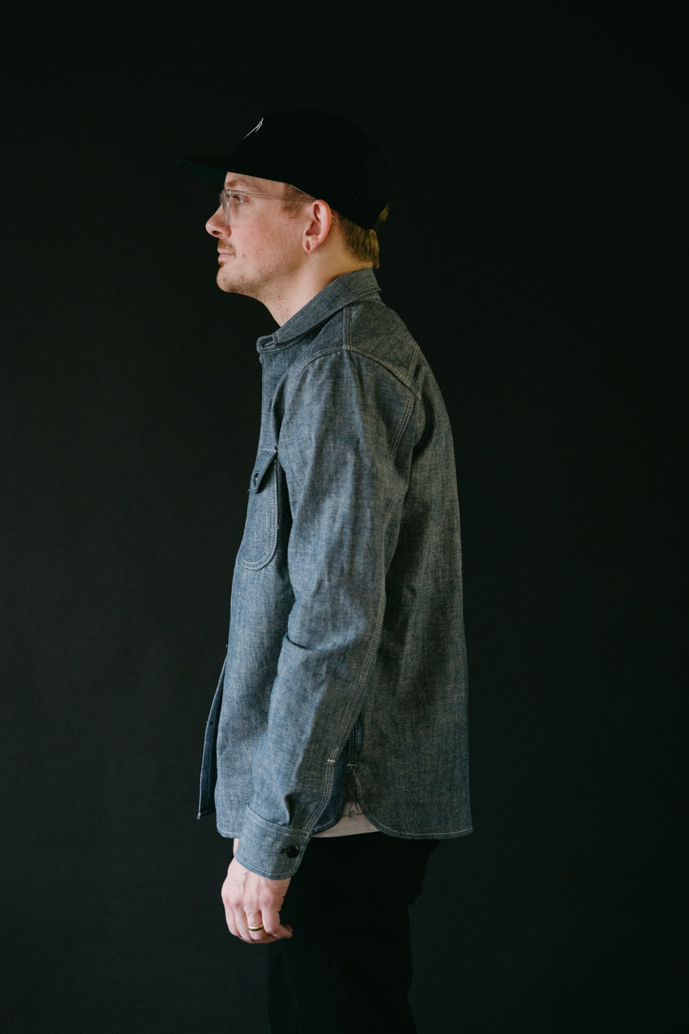 12oz Work Shirt - Light Indigo Canvas