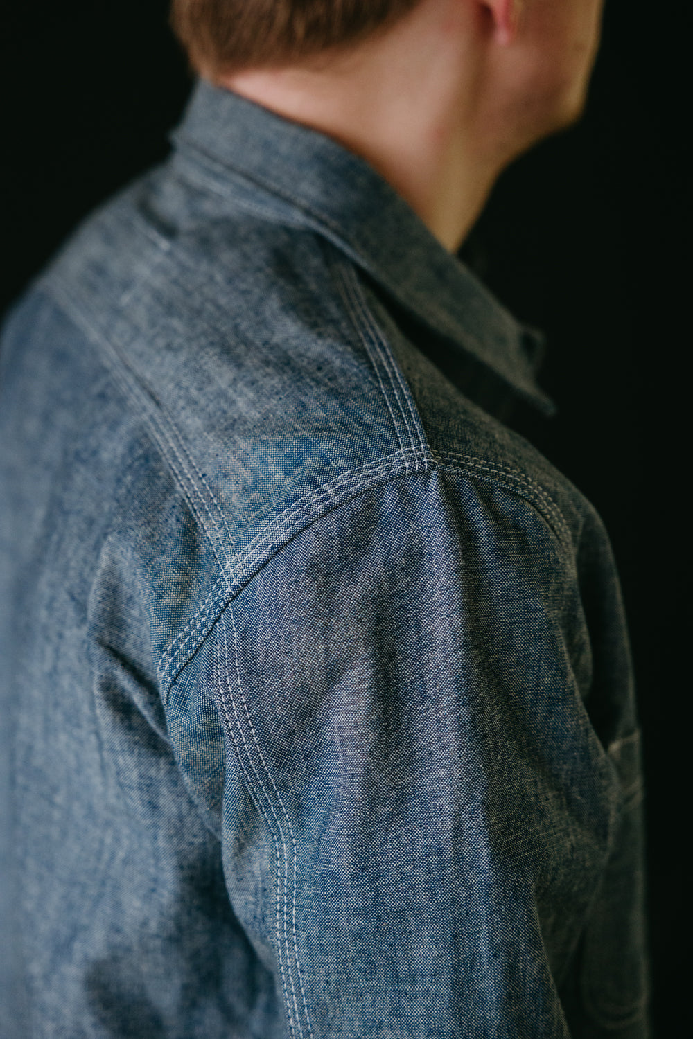 12oz Work Shirt - Light Indigo Canvas