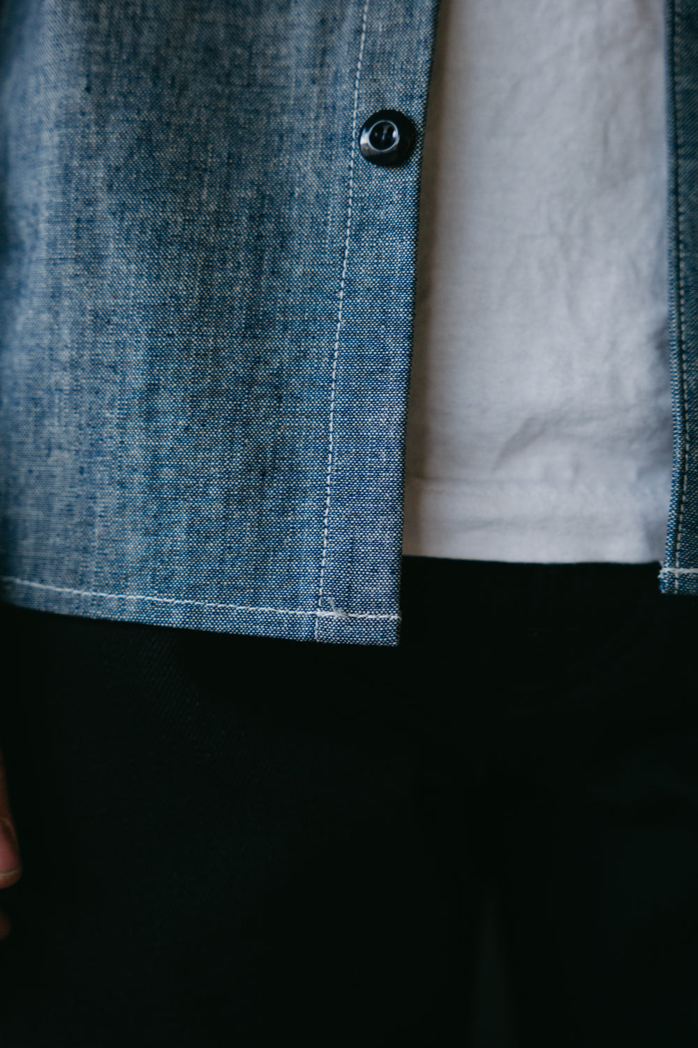 12oz Work Shirt - Light Indigo Canvas