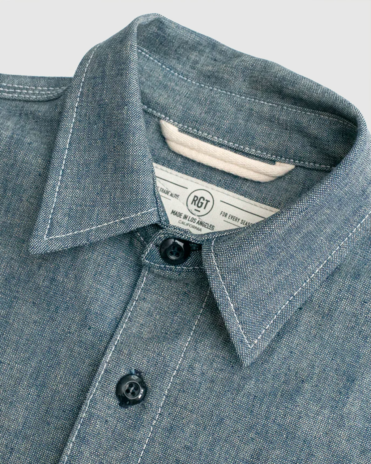 12oz Work Shirt - Light Indigo Canvas