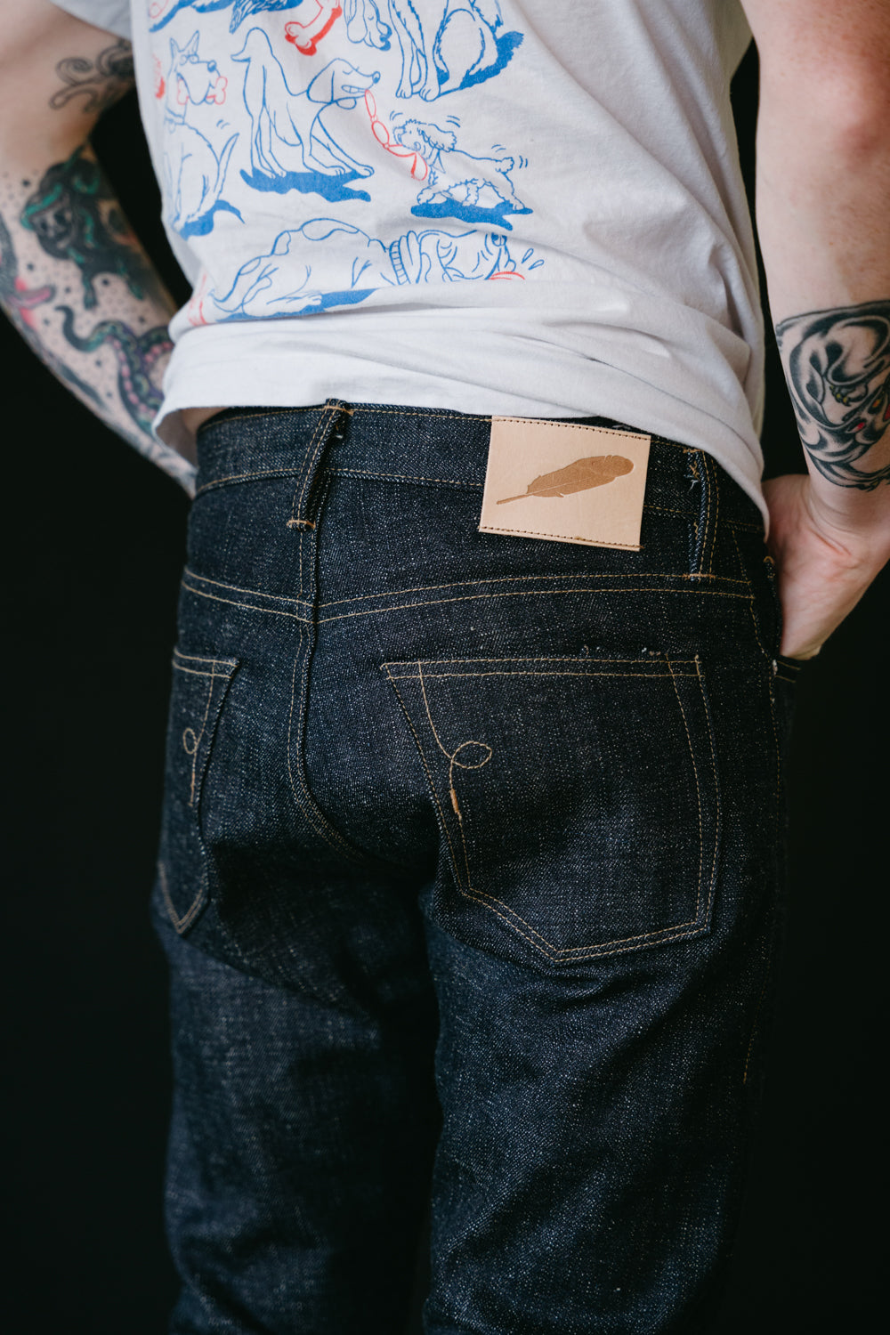 17oz - Cryptic Indigo Selvedge - Silveridge Fit