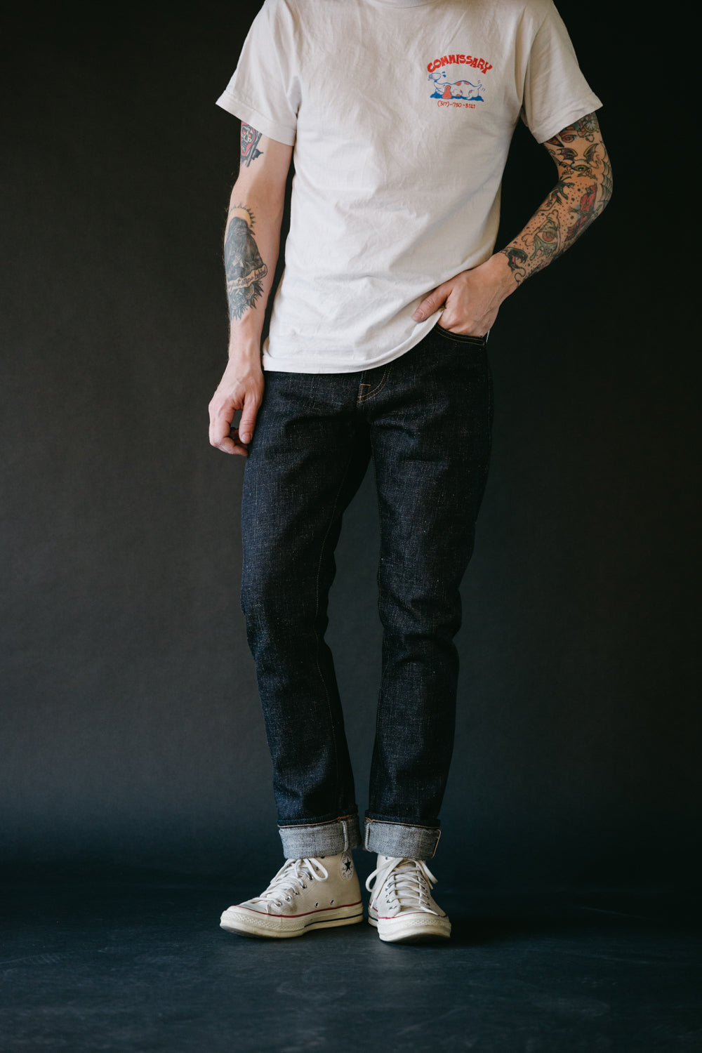 17oz - Cryptic Indigo Selvedge - Silveridge Fit