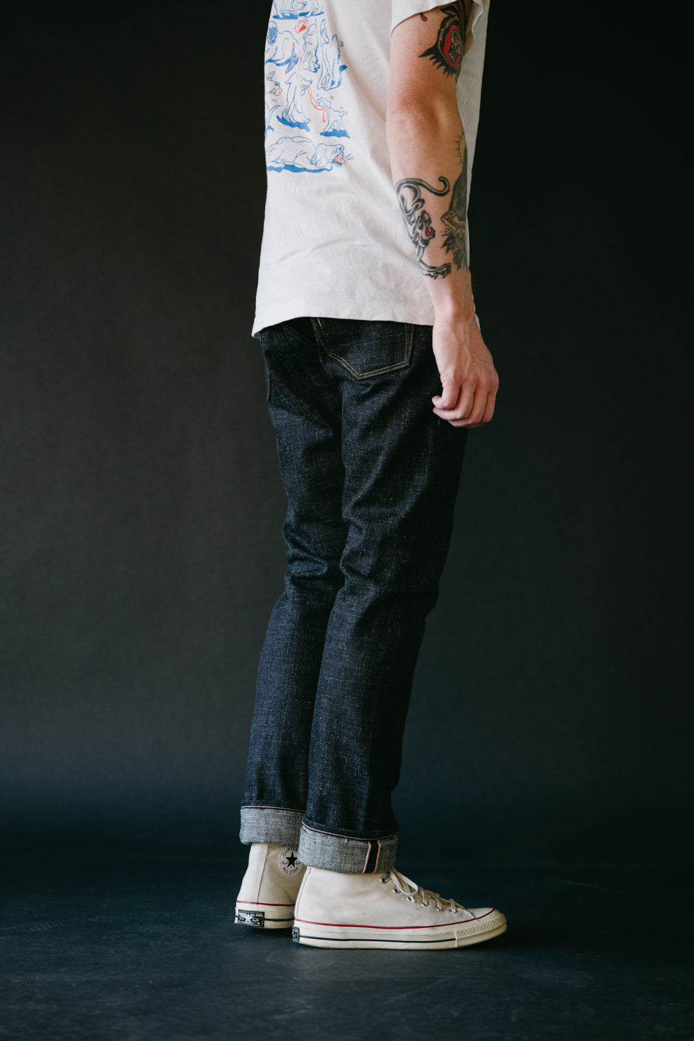 17oz - Cryptic Indigo Selvedge - Silveridge Fit