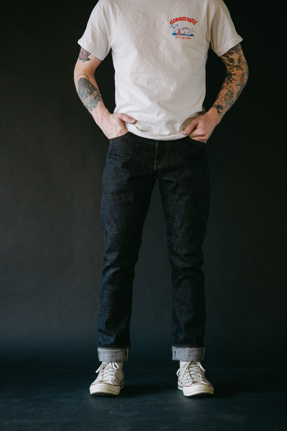 17oz - Cryptic Indigo Selvedge - Silveridge Fit