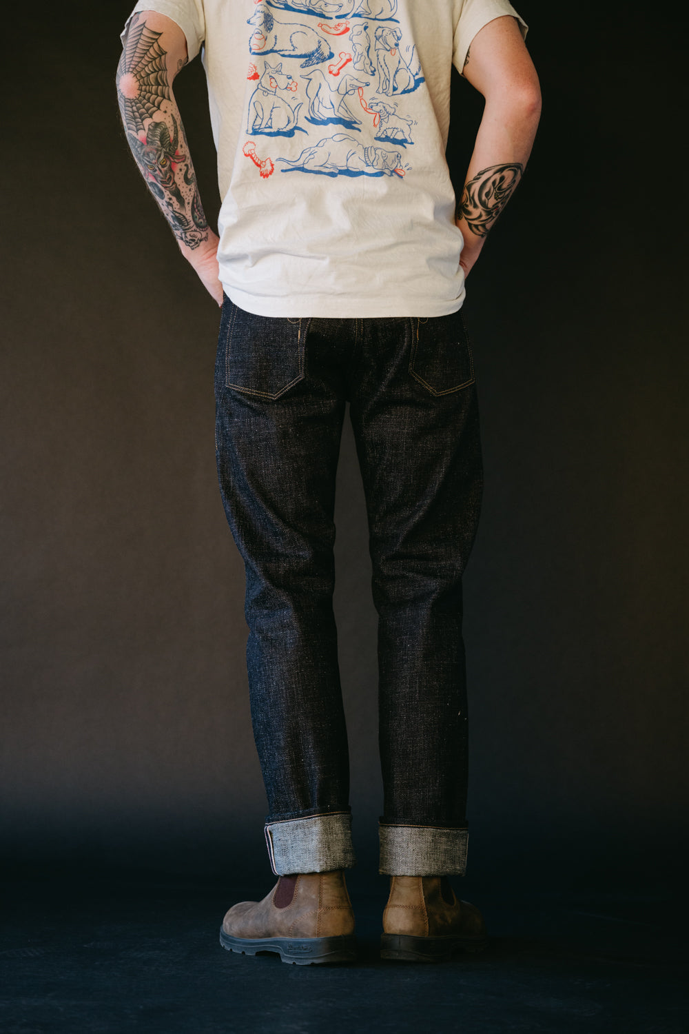 17oz - Cryptic Indigo Selvedge - Stanton Fit