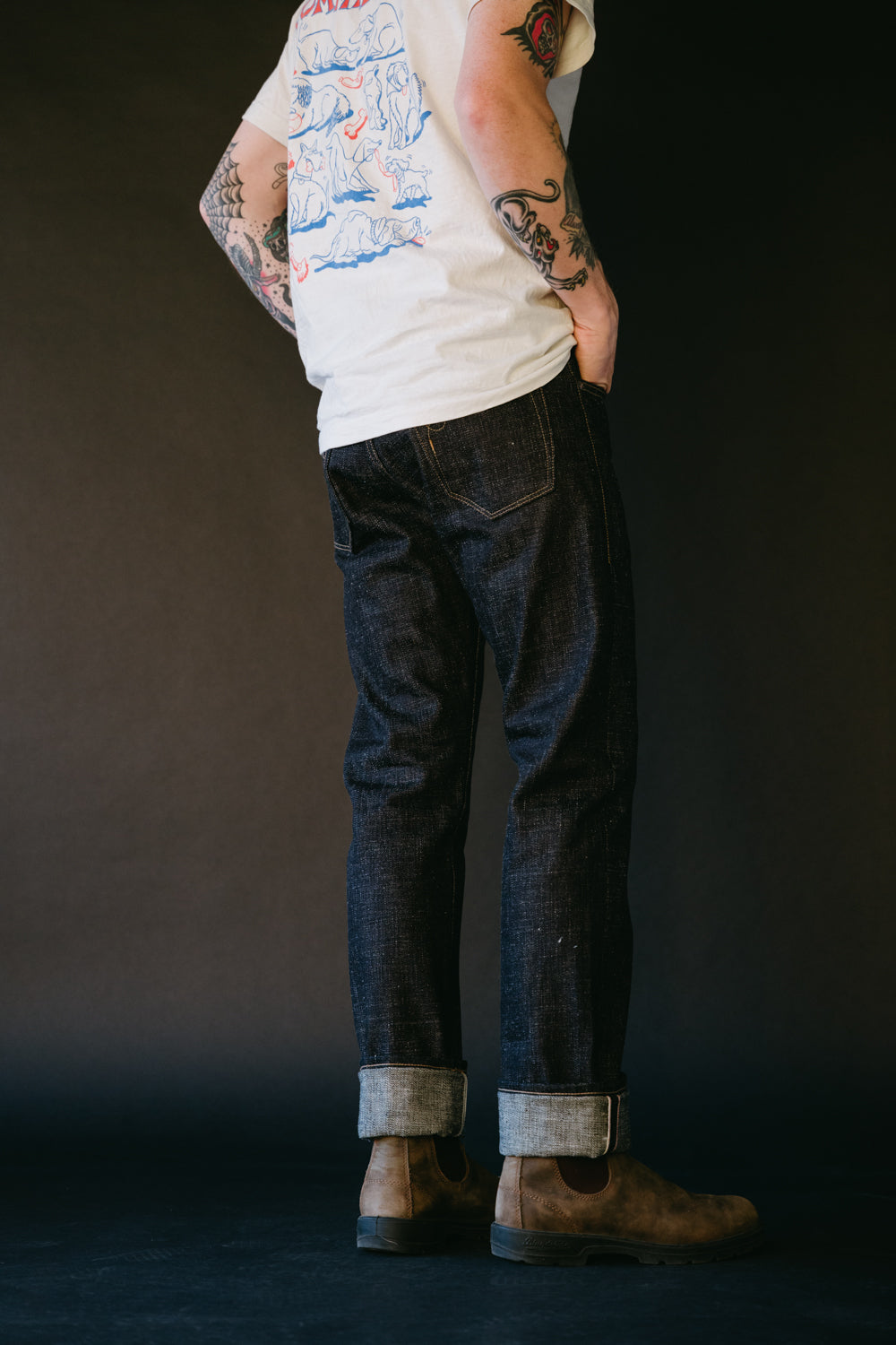 17oz - Cryptic Indigo Selvedge - Stanton Fit