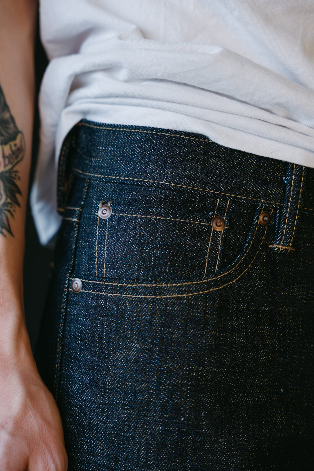 17oz - Cryptic Indigo Selvedge - Stanton Fit