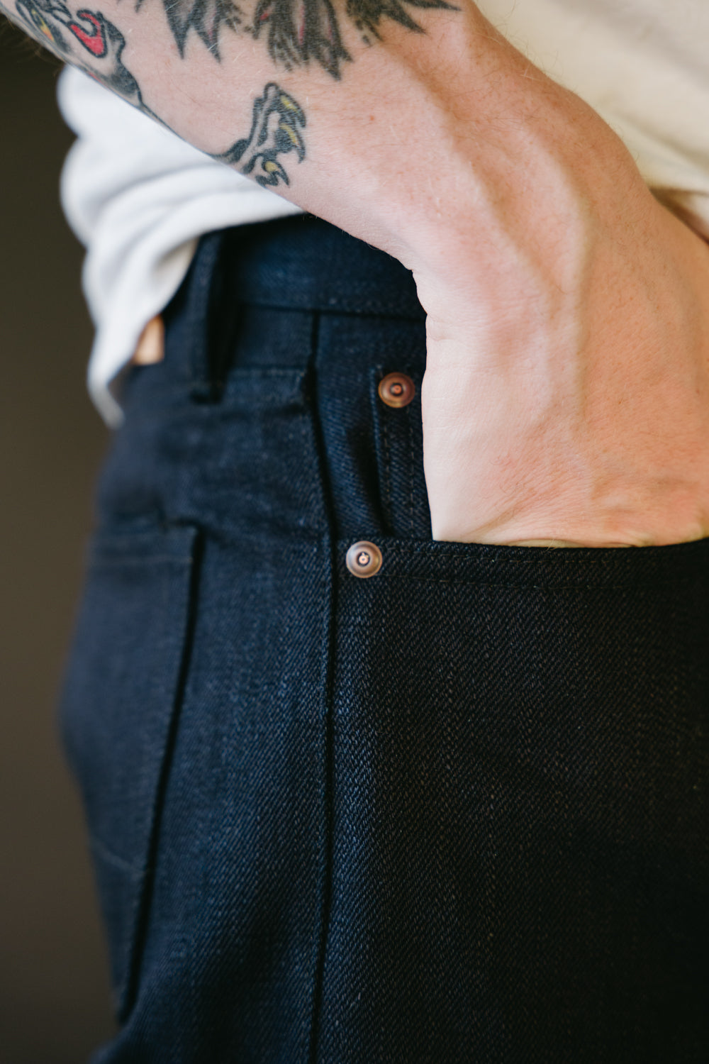 17oz - Cryptic Indigo x Stealth Selvedge - Stanton Fit