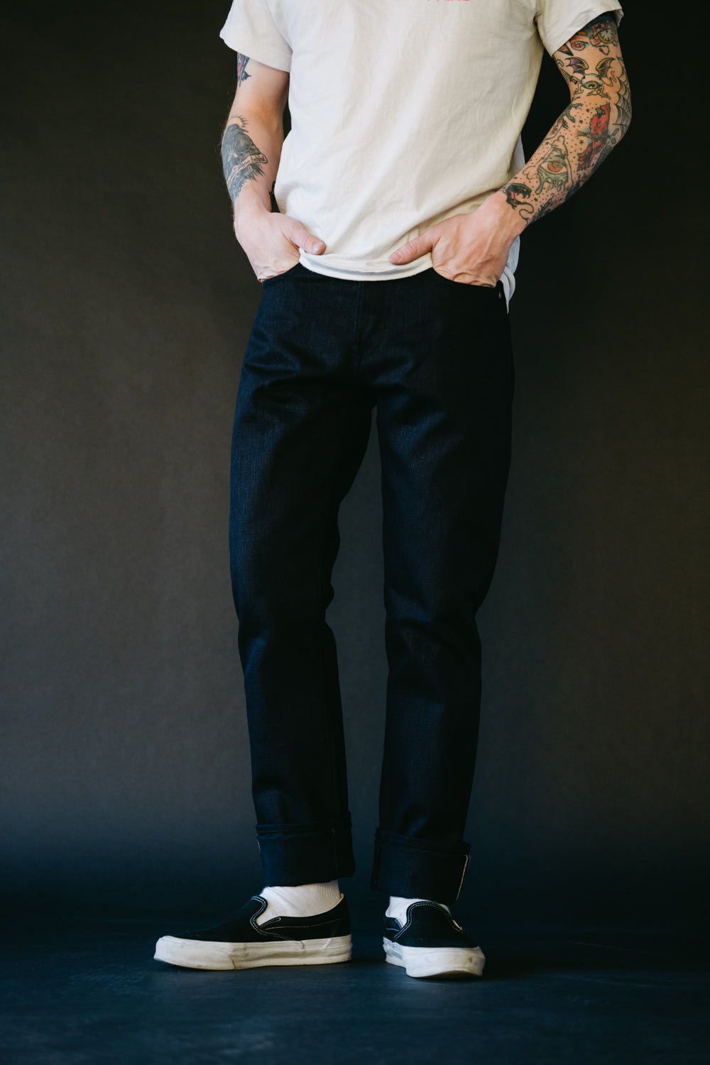 17oz - Cryptic Indigo x Stealth Selvedge - Stanton Fit