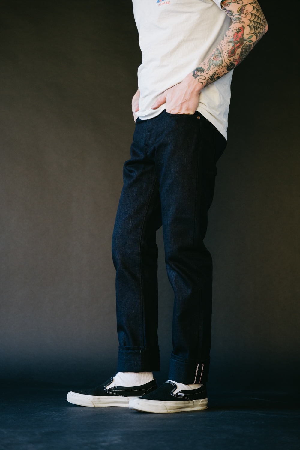 17oz - Cryptic Indigo x Stealth Selvedge - Stanton Fit