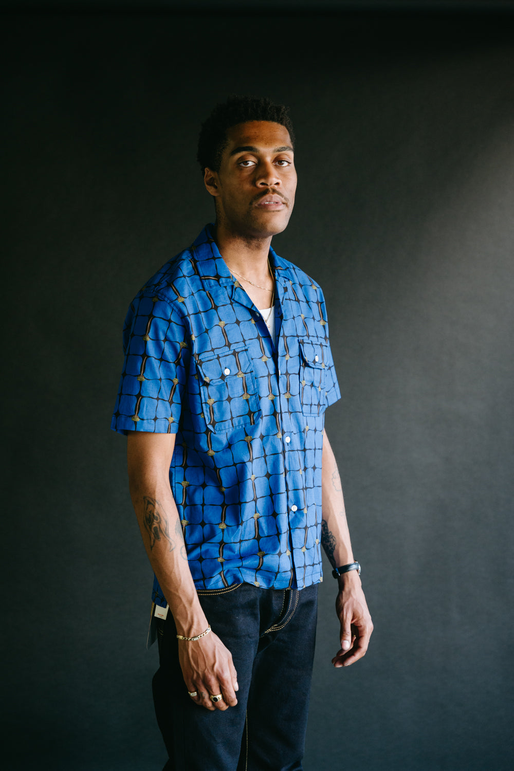 Infantry Shirt S/S - Blue Lotus