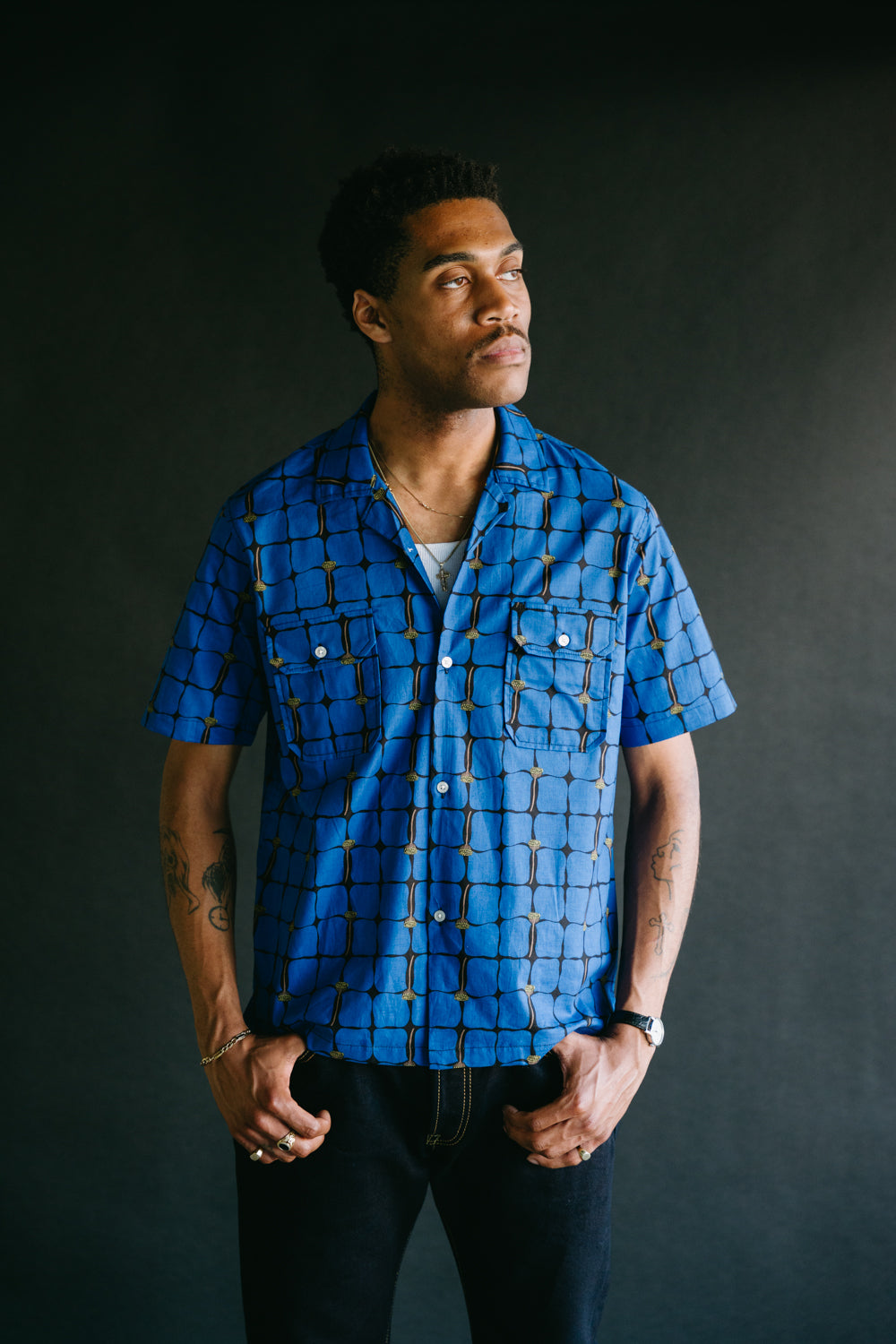 Infantry Shirt S/S - Blue Lotus