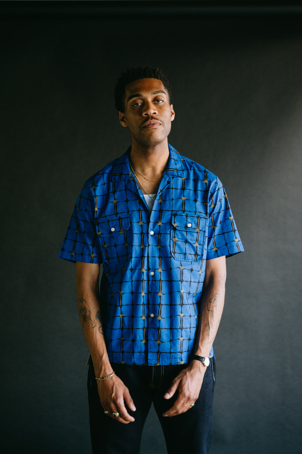 Infantry Shirt S/S - Blue Lotus