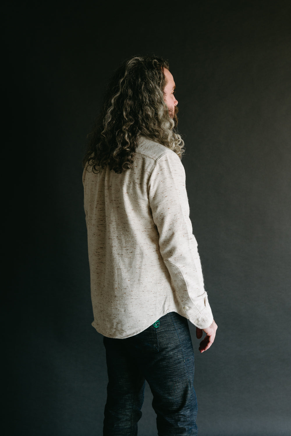 Jumper Shirt - Natural Oatmeal Flannel