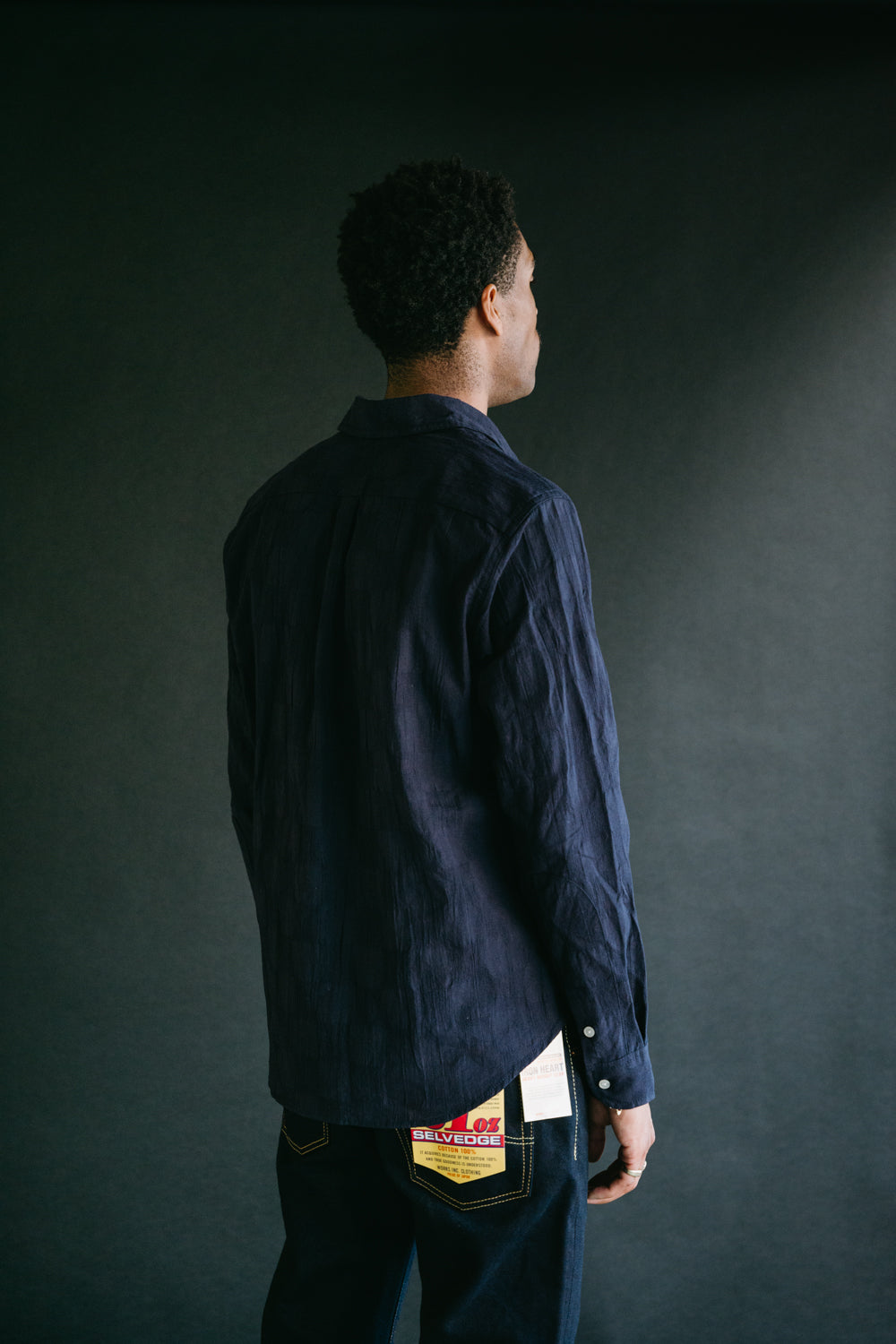 Jumper Shirt - Navy Checkered