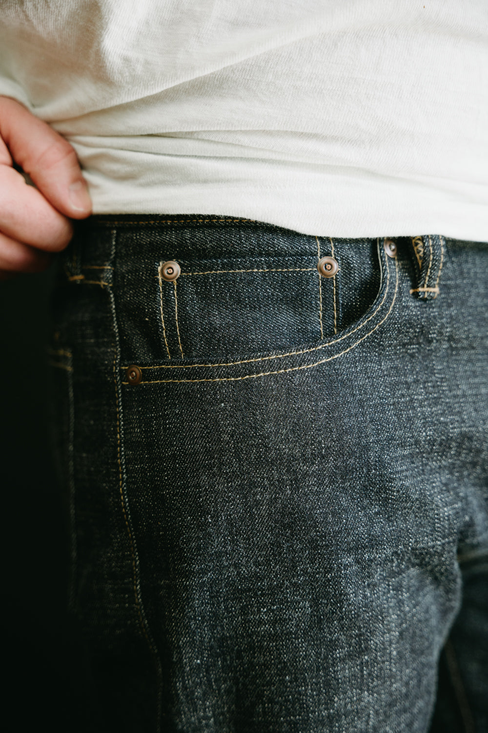 13.5oz - Cryptic Indigo Denim - Stanton Fit