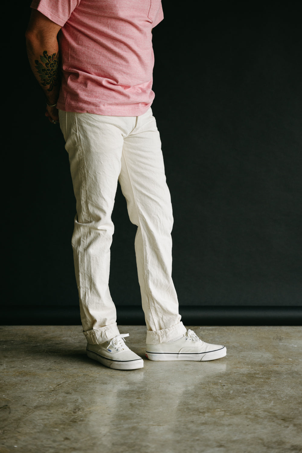 Lot 900XX - 13.5oz Slim Fit White Jeans - One Wash