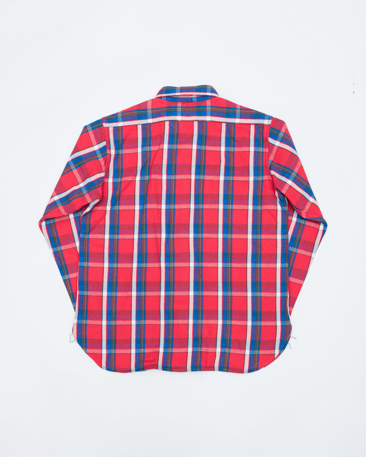 Lot 3104 - One-Wash Flannel 'B' Pattern - Red