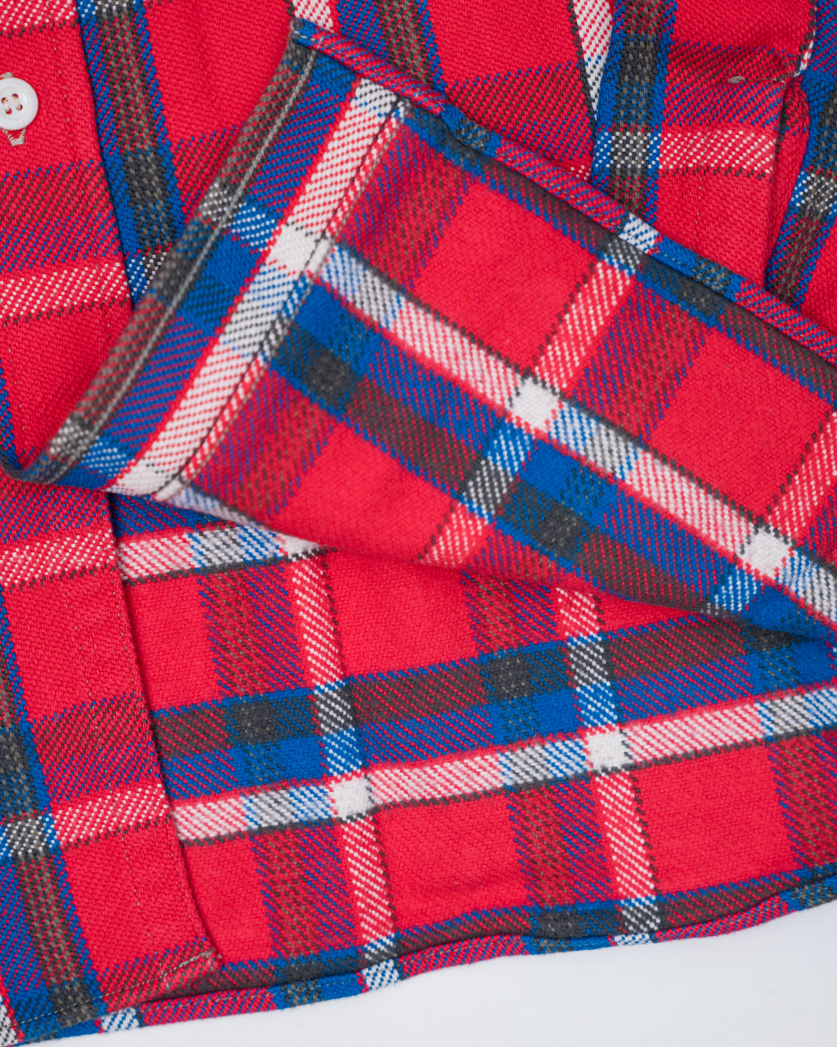 Lot 3104 - One-Wash Flannel 'B' Pattern - Red